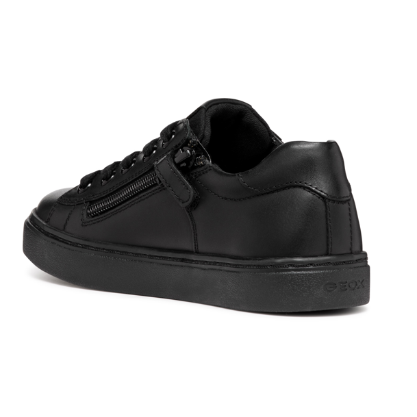 Geox J Nashik A J45ECA 08510 Black School Shoes