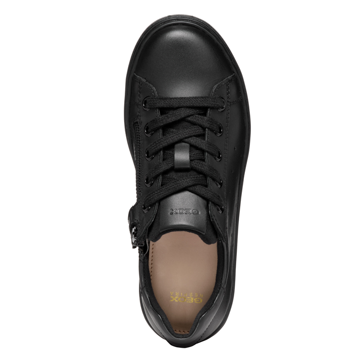 Geox J Nashik A J45ECA 08510 Black School Shoes