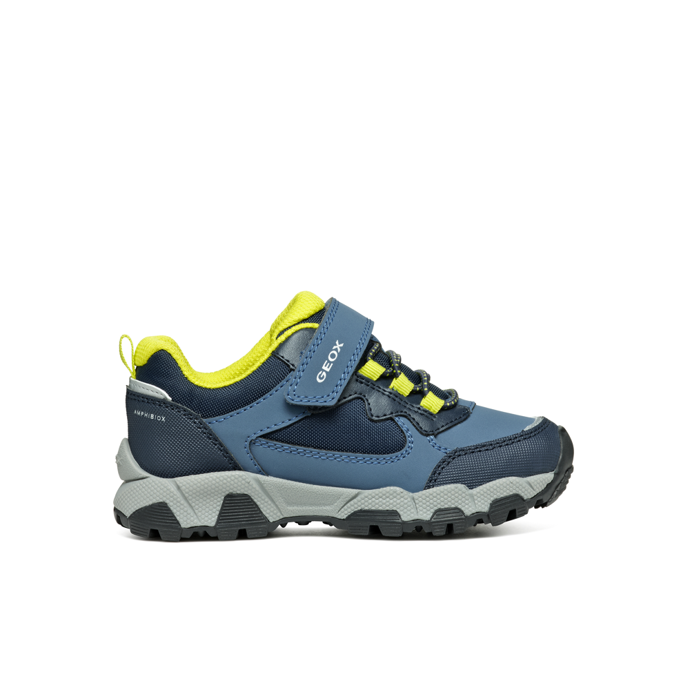 Geox Geox J Magnetar B ABX J463ZB 050FU C4B3S Avio/Lime Green Boys