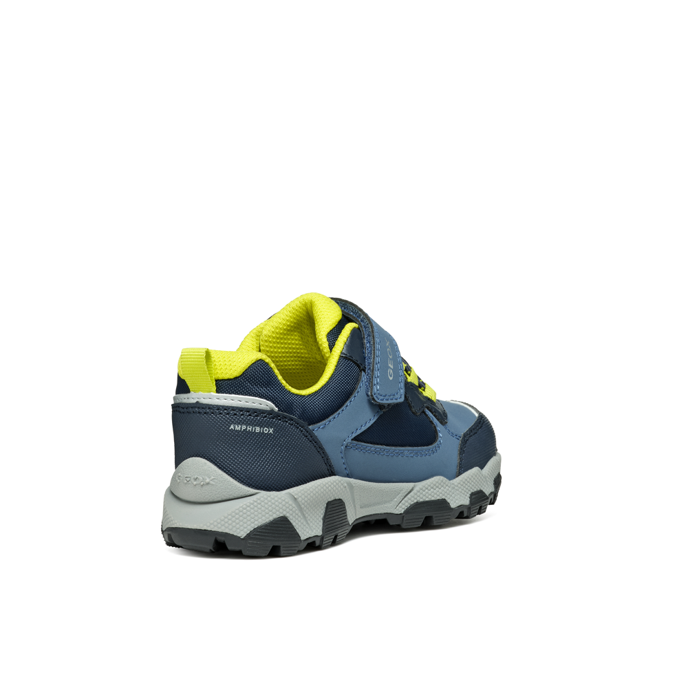 Geox Geox J Magnetar B ABX J463ZB 050FU C4B3S Avio/Lime Green Boys