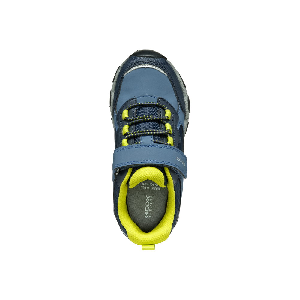 Geox Geox J Magnetar B ABX J463ZB 050FU C4B3S Avio/Lime Green Boys