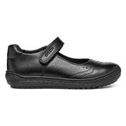 Geox J Hadriel  G.A J467VA Girls Black School Shoes