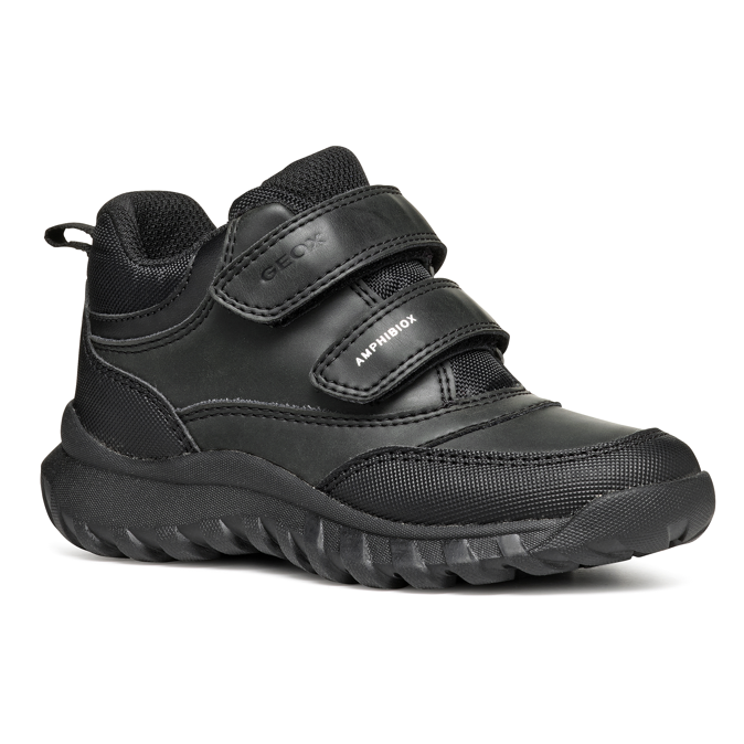 Geox J Simbyos B AXB B J46L0B 0MEFU Black School Boot