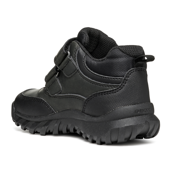 Geox J Simbyos B AXB B J46L0B 0MEFU Black School Boot