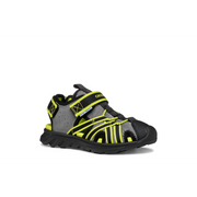 Geox J Airadyum A J55f1a 01454 C0666 Boys Grey / Lime Sandals