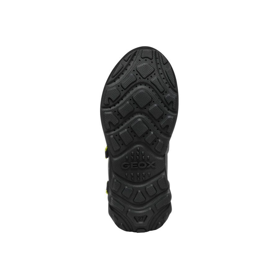 Geox J Airadyum A J55f1a 01454 C0666 Boys Grey / Lime Sandals
