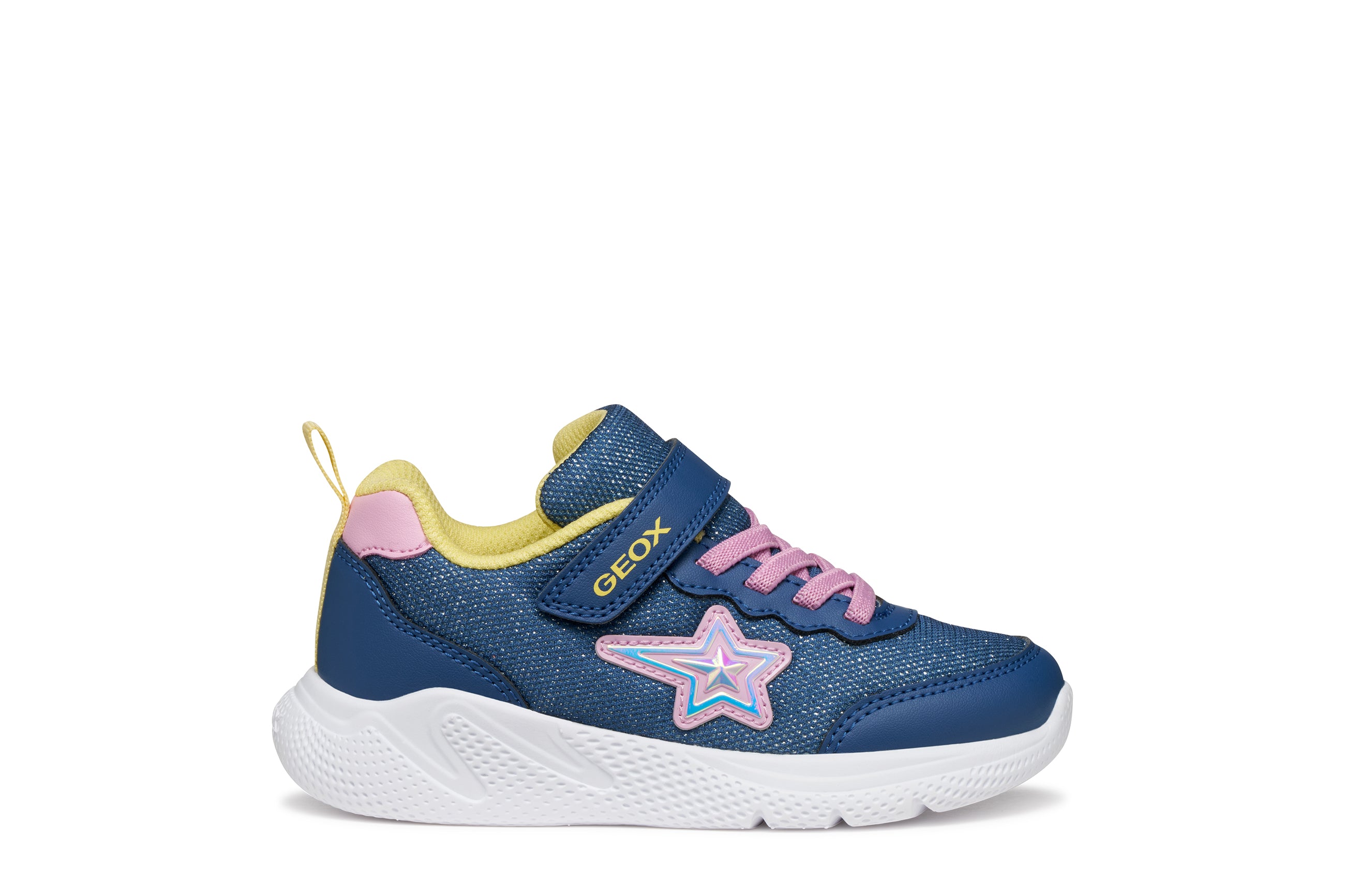 Geox Geox J SPRINTYE J55WA OAS54 C4BE8 Blue/Pink Girls Trainer Blue/Pink Girls