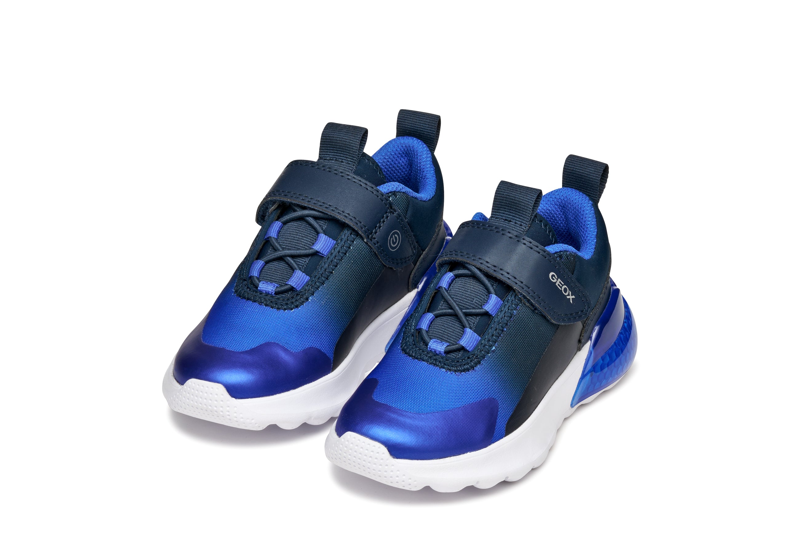 Geox Geox J Activart Illuminus J56LYA 02A9J Navy Royal Boys Lights Trainer Navy / Royal Boys