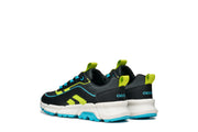 Geox J FLEXYPER PLUS BOY J56MVB  0FU54 Black / Lt Blue Trainer