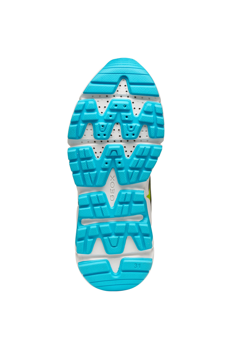 Geox J FLEXYPER PLUS BOY J56MVB  0FU54 Black / Lt Blue Trainer