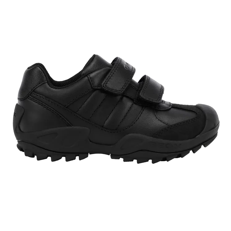 Geox J N.Savage B.B J841VB 043BC Black School Shoes
