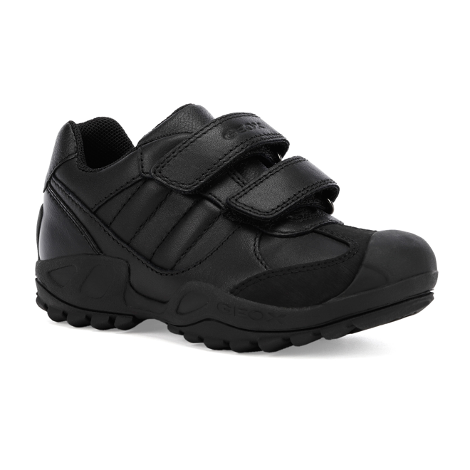 Geox J N.Savage B.B J841VB 043BC Black School Shoes