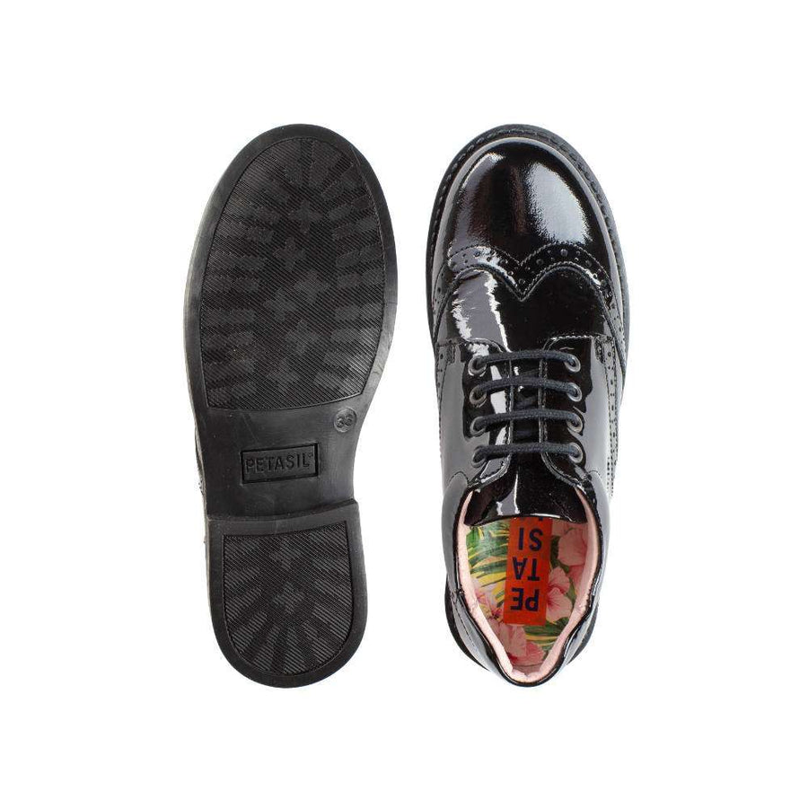 Petasil Mara 5948-321.02.01 Black Patent School Shoes