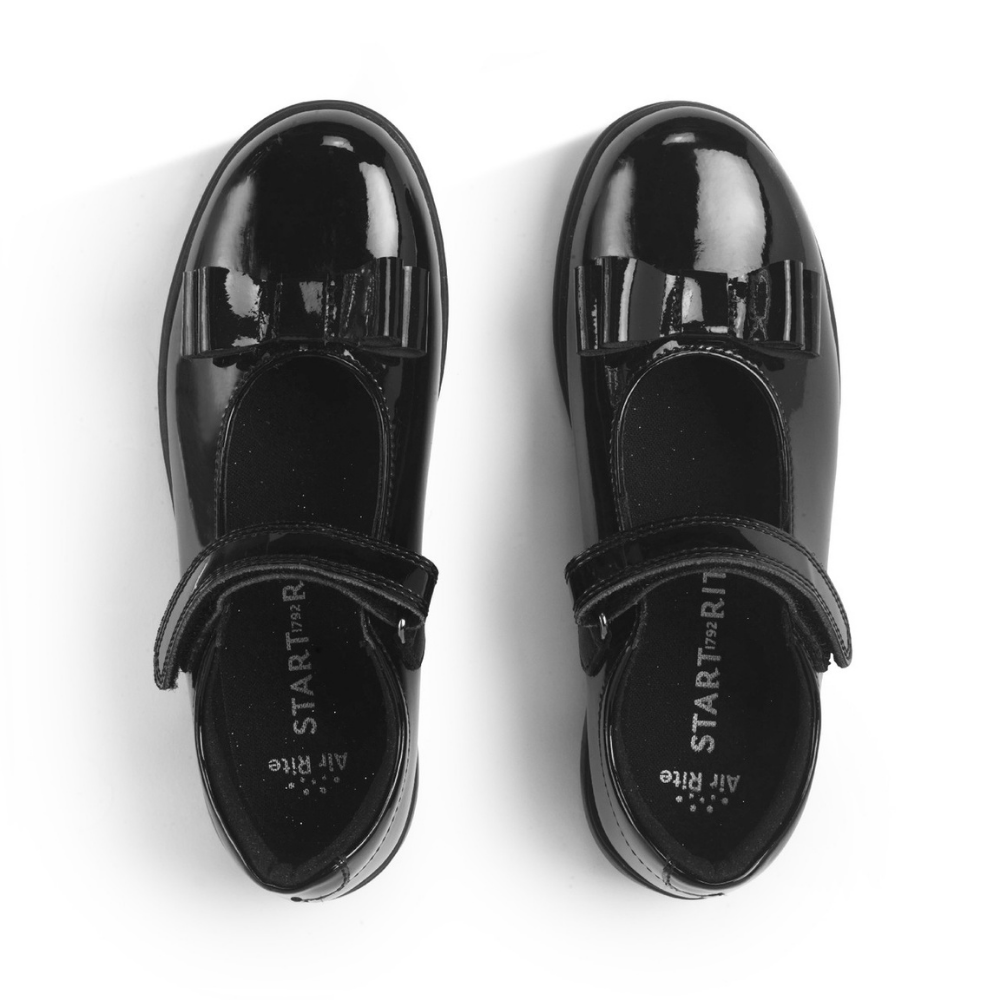 Start-Rite Start-Rite Bella 2839_3 Black Patent School Shoes Black Girls