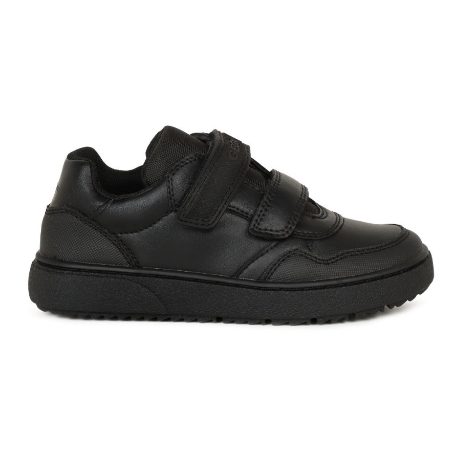 Geox J Theleven J56LDG 054FU Black School Shoes