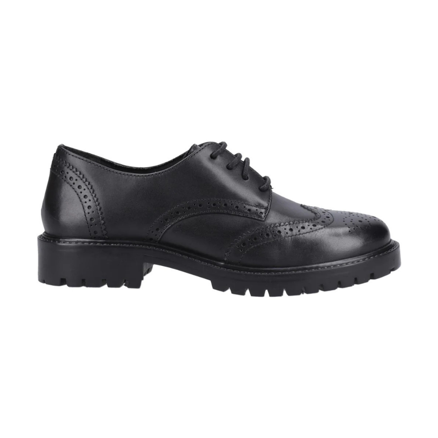 Hush Puppies Athena SNR 39387-73524 Black School Shoes