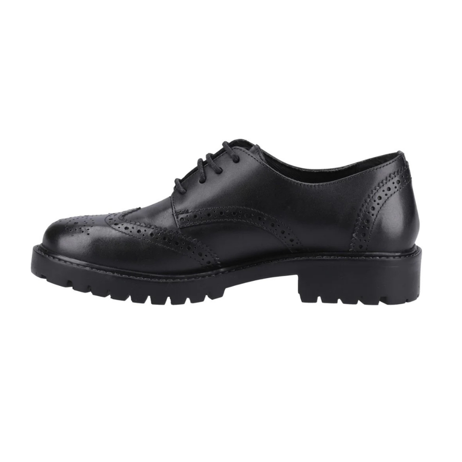 Hush Puppies Athena SNR 39387-73524 Black School Shoes