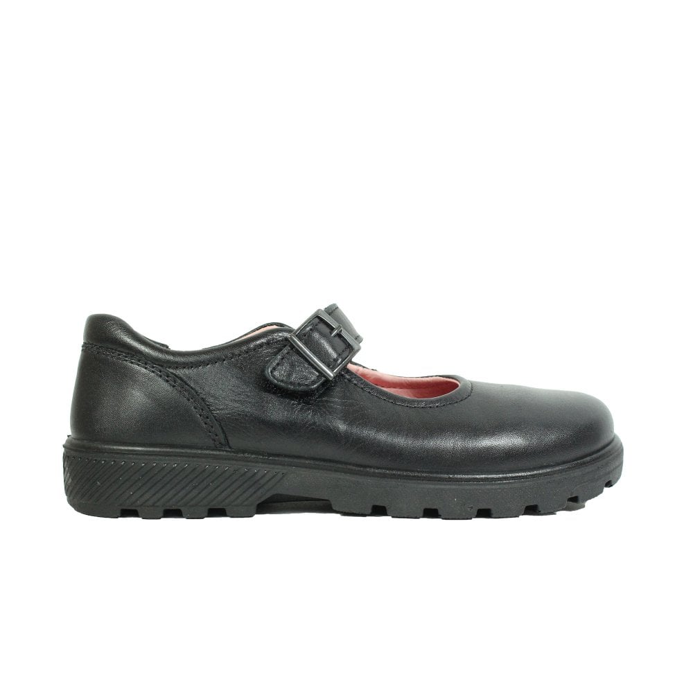 Ricosta Ricosta Alice 50 7701002/090  Black Leather Medium School Shoes Black Girls