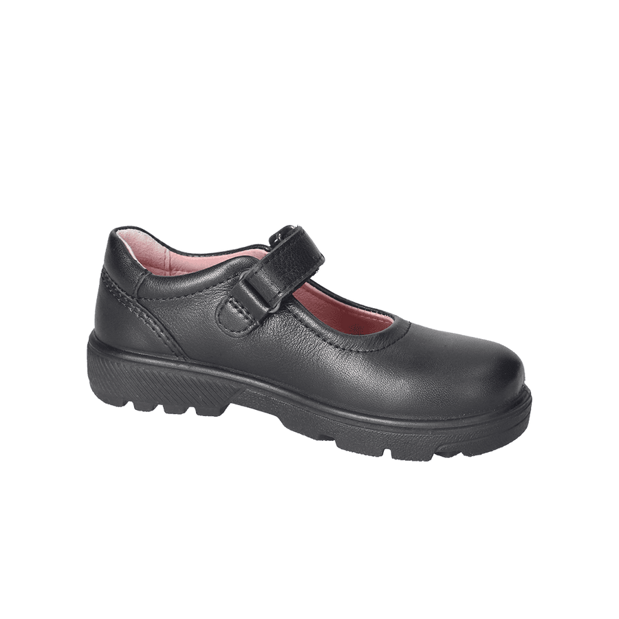 Ricosta Alice 50 7701002/090  Black Leather Medium School Shoes