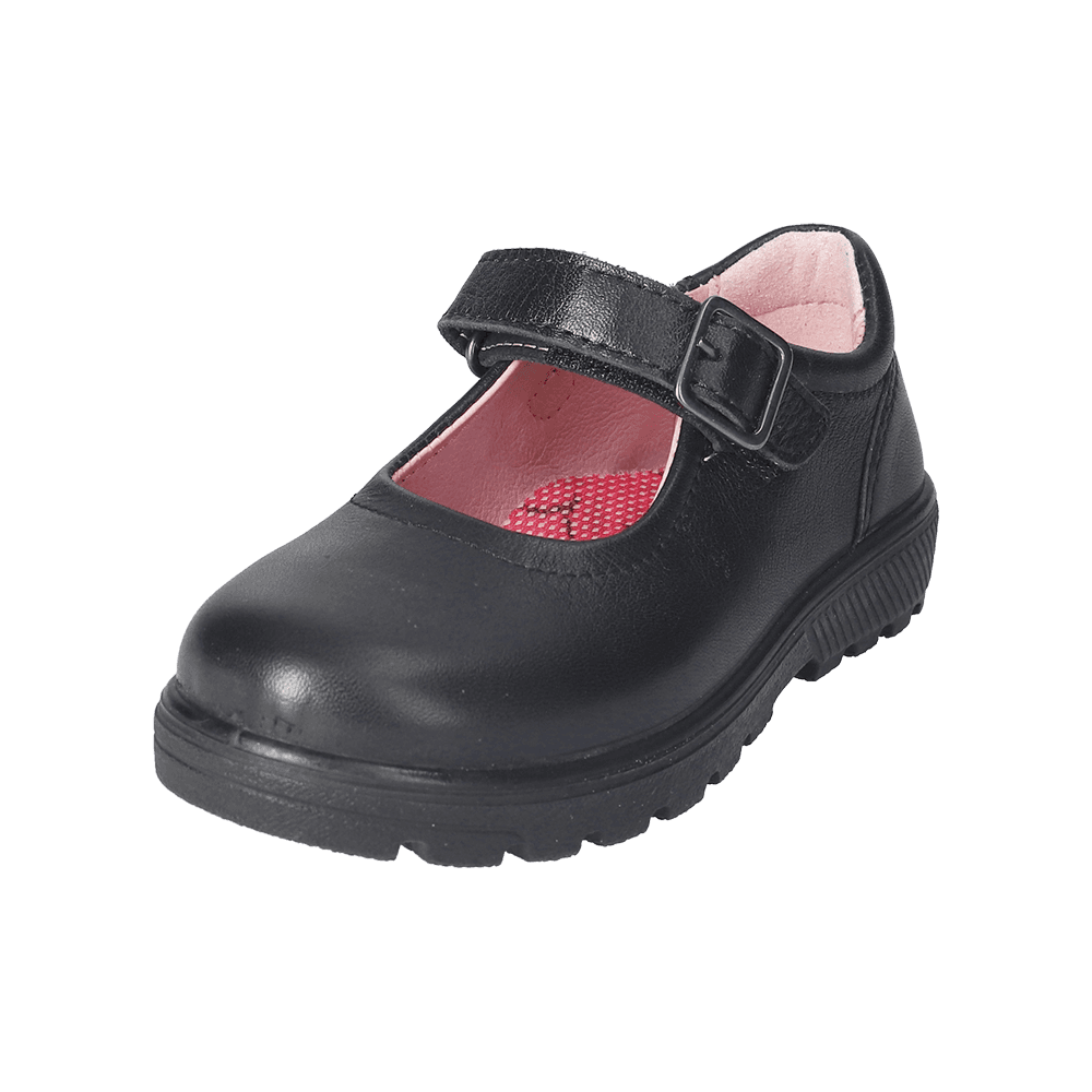 Ricosta Ricosta Alice 50 7701002/090  Black Leather Medium School Shoes Black Girls