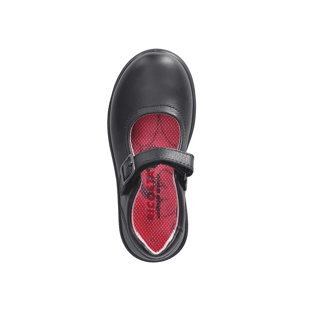 Ricosta Alice 50 7701002/090  Black Leather Medium School Shoes