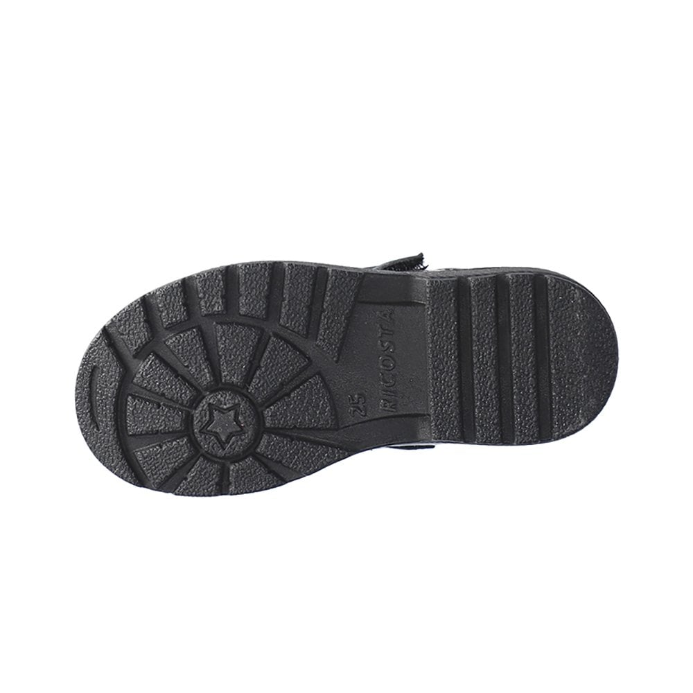 Ricosta Ricosta Alice 50 7701002/093  Black Patent Medium School Shoes Black Girls