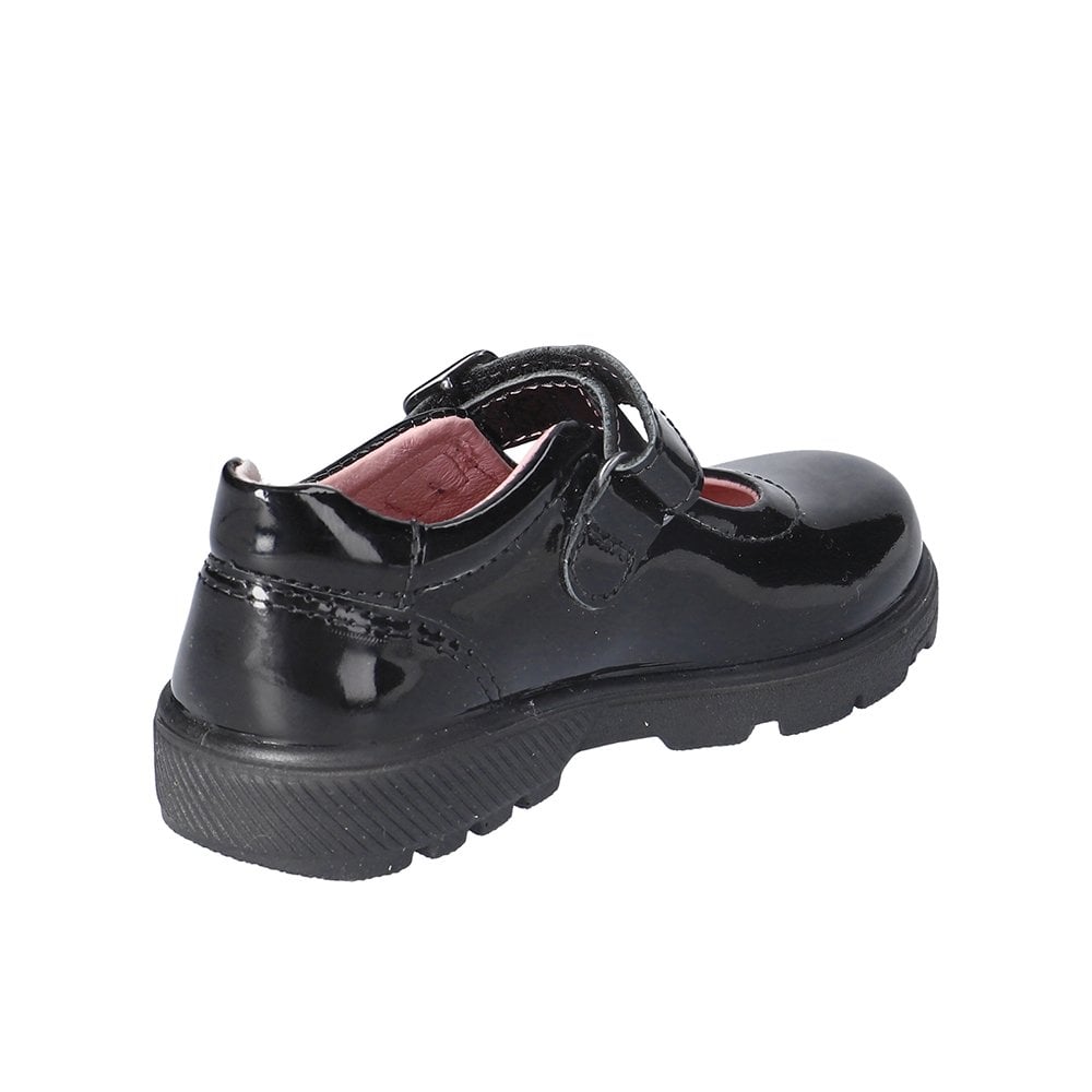 Ricosta Ricosta Alice 50 7701002/093  Black Patent Medium School Shoes Black Girls