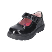 Ricosta Alice 50 7701002/093  Black Patent Medium School Shoes