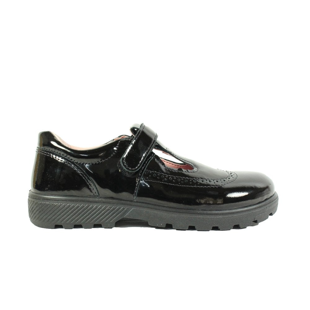 Ricosta Amanda 50 7701202/093  Black Patent Medium School Shoes