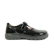 Ricosta Amanda 50 7701202/093  Black Patent Medium School Shoes