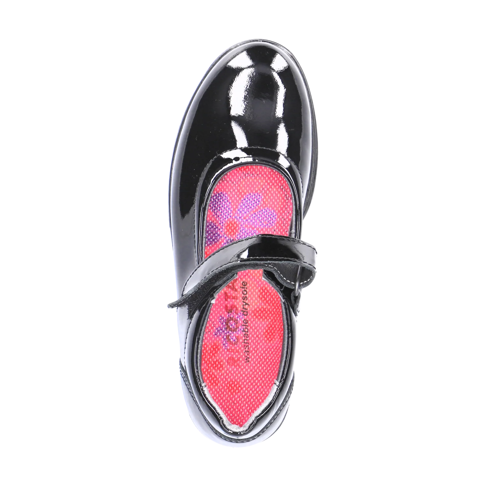 Ricosta Ricosta Nora 50 7200402/093  Black Patent Medium School Shoes Black Girls