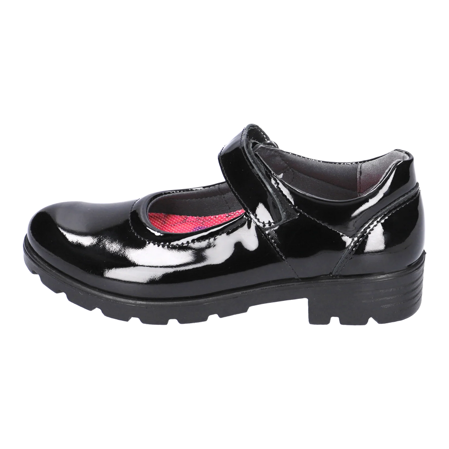 Ricosta Nora 50 7200402/093  Black Patent Medium School Shoes