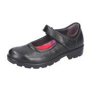 Ricosta Nora 50 7200402/093  Black Patent Medium School Shoes