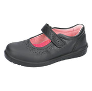 Ricosta Lillia 50 8600102/090 Black Leather School Shoes