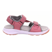 Superfit Criss Cross 1-000580-5500 Pink Orange Sandals