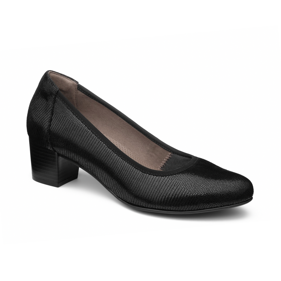 Caprice Justine 9-22308-41 010 Ladies Black Heel Shoe
