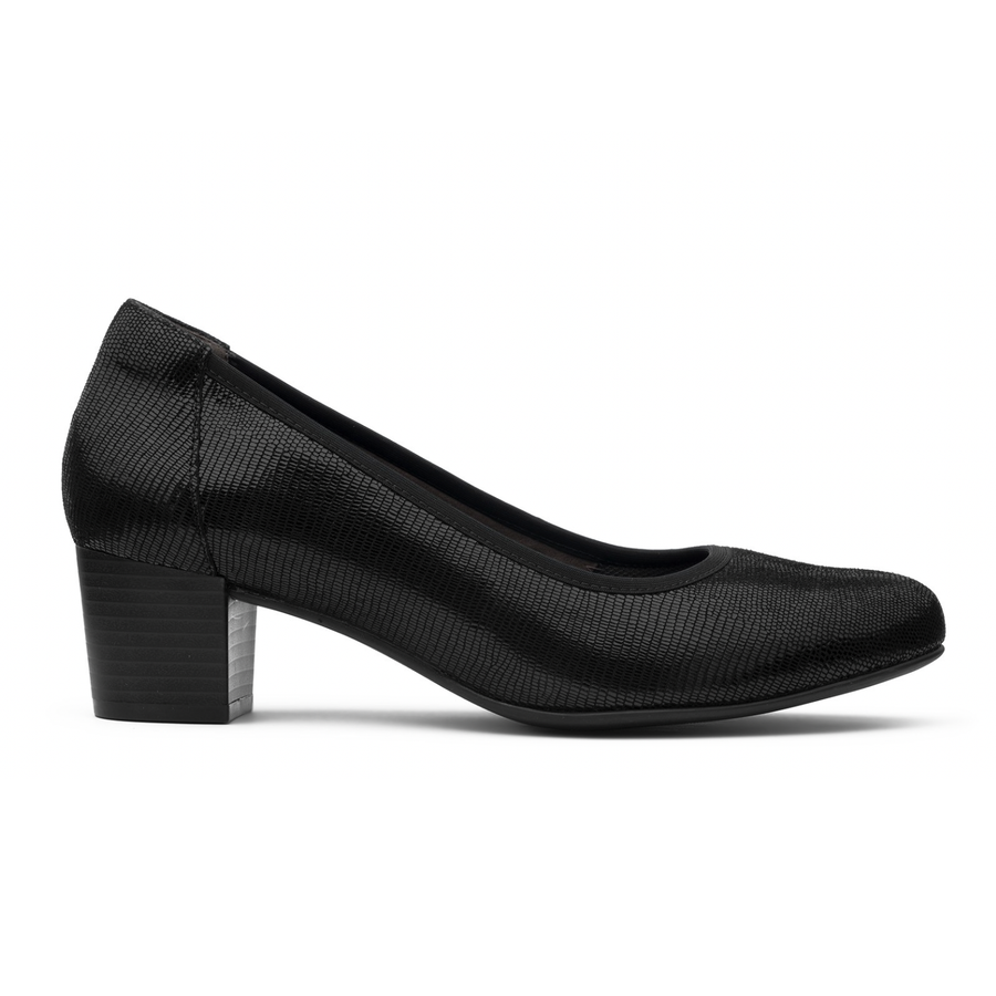 Caprice Justine 9-22308-41 010 Ladies Black Heel Shoe