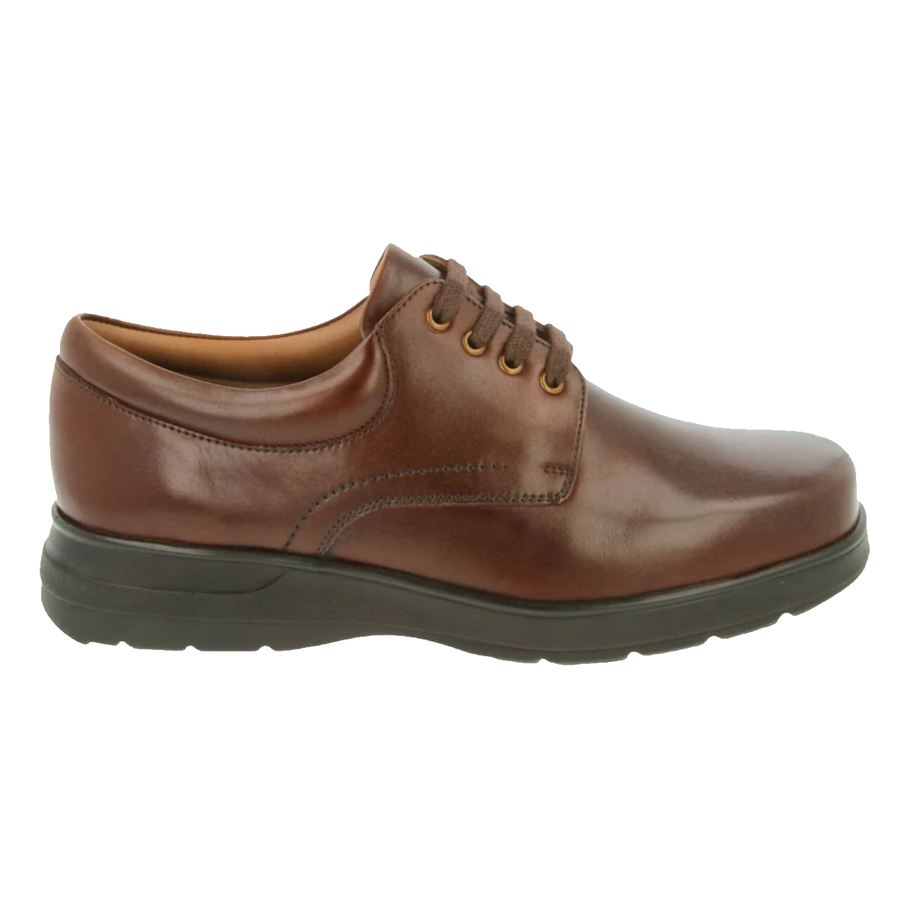 DB Shoes Bob 80211B Brown Leather Mens Shoe