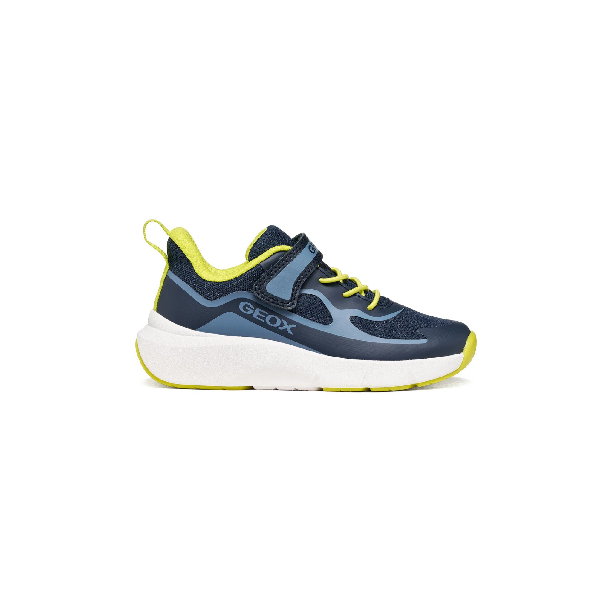 Geox Pro-Ran Boy J65P7F Navy/Light Blue Boys Trainer