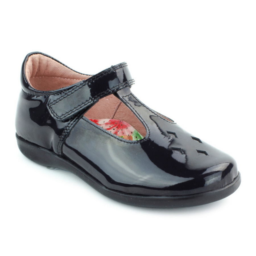 Petasil Joyce 6258-02 Black Patent School Shoes