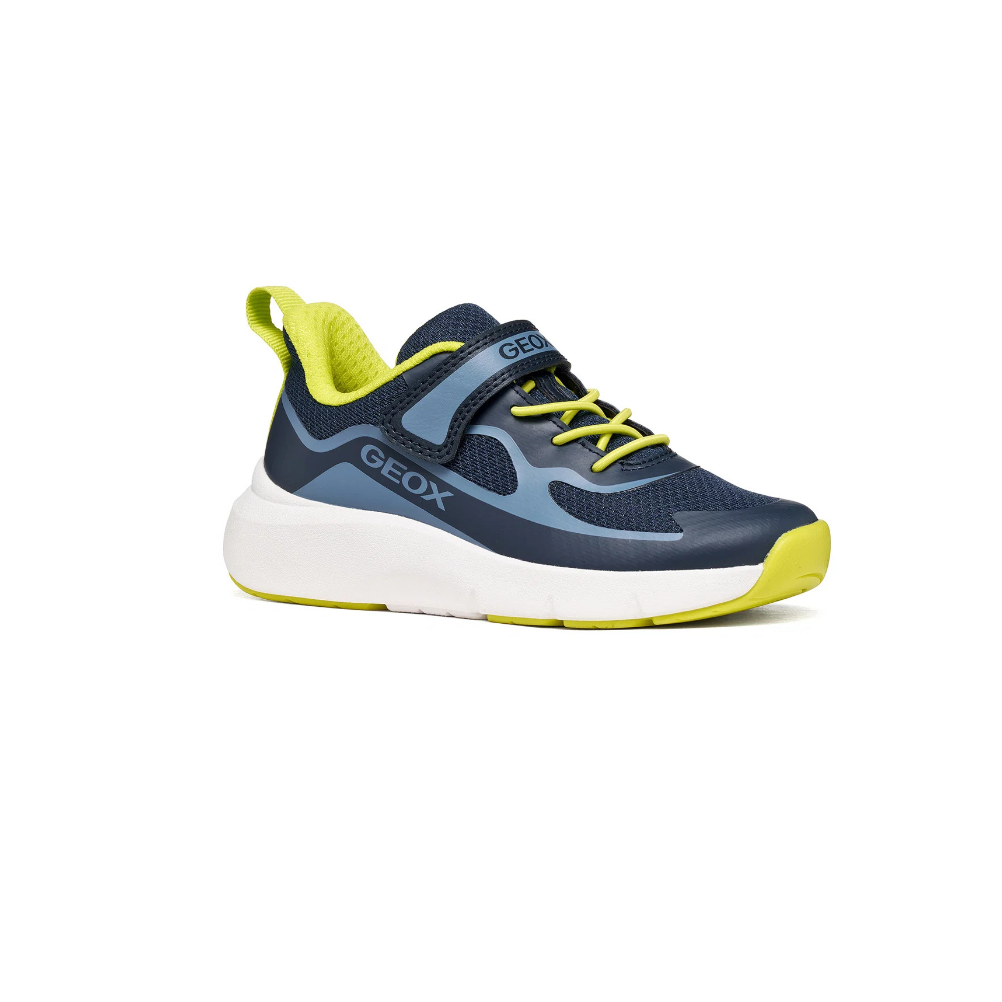 Geox Pro-Ran Boy J65P7F Navy/Light Blue Boys Trainer