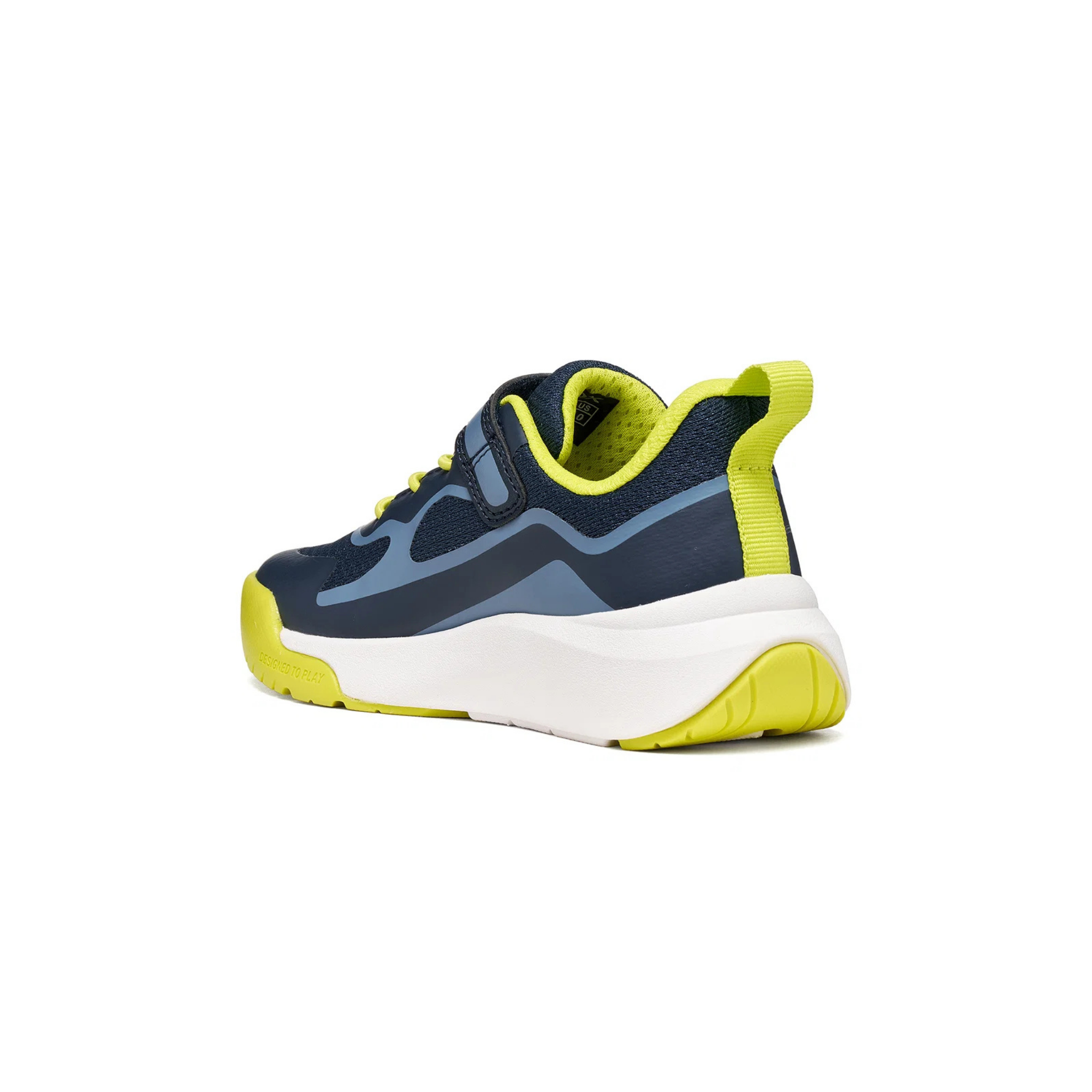 Geox Pro-Ran Boy J65P7F Navy/Light Blue Boys Trainer