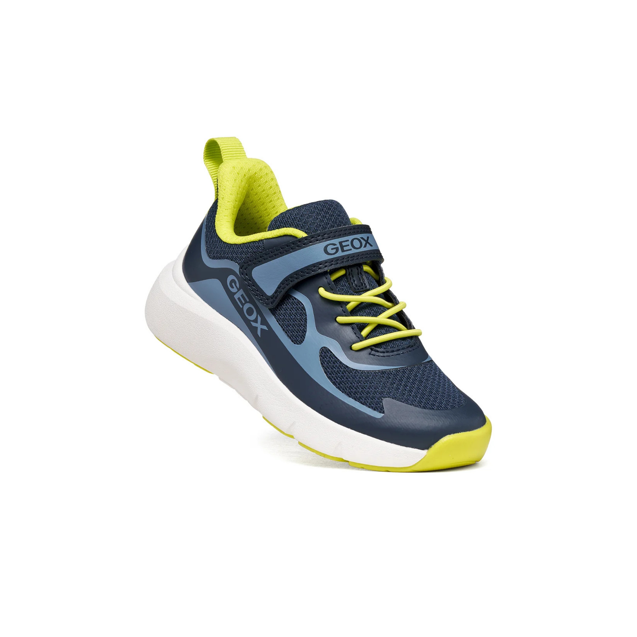 Geox Pro-Ran Boy J65P7F Navy/Light Blue Boys Trainer