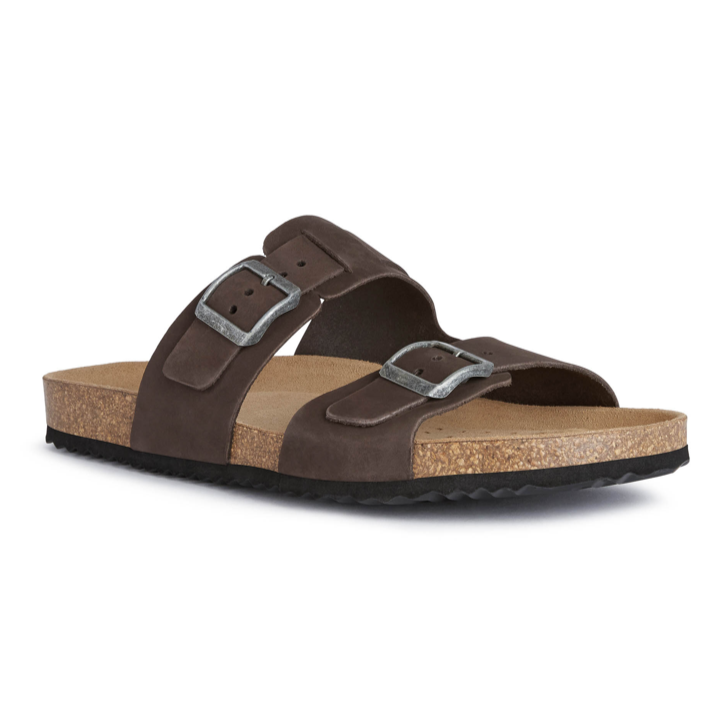 Geox U Ghita B U159vb 00032 C6024 Mens Dark Coffee Sandals