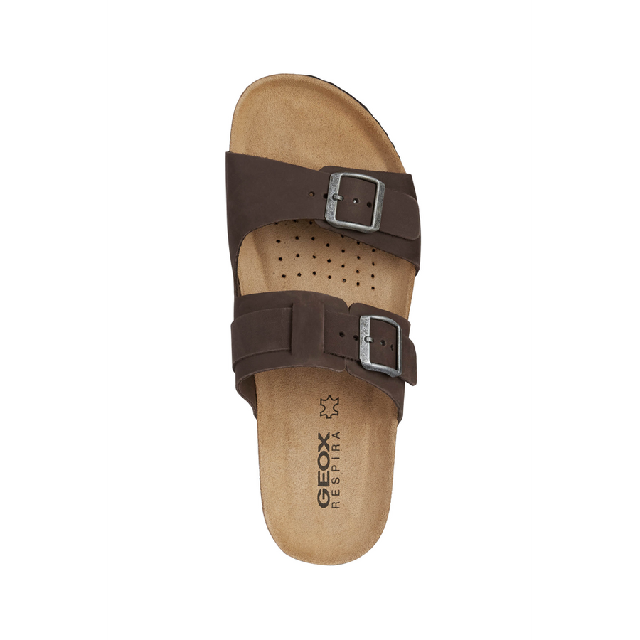 Geox U Ghita B U159vb 00032 C6024 Mens Dark Coffee Sandals