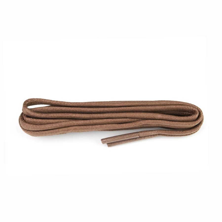 Shoestring Brown Wax Cord Laces 120cm