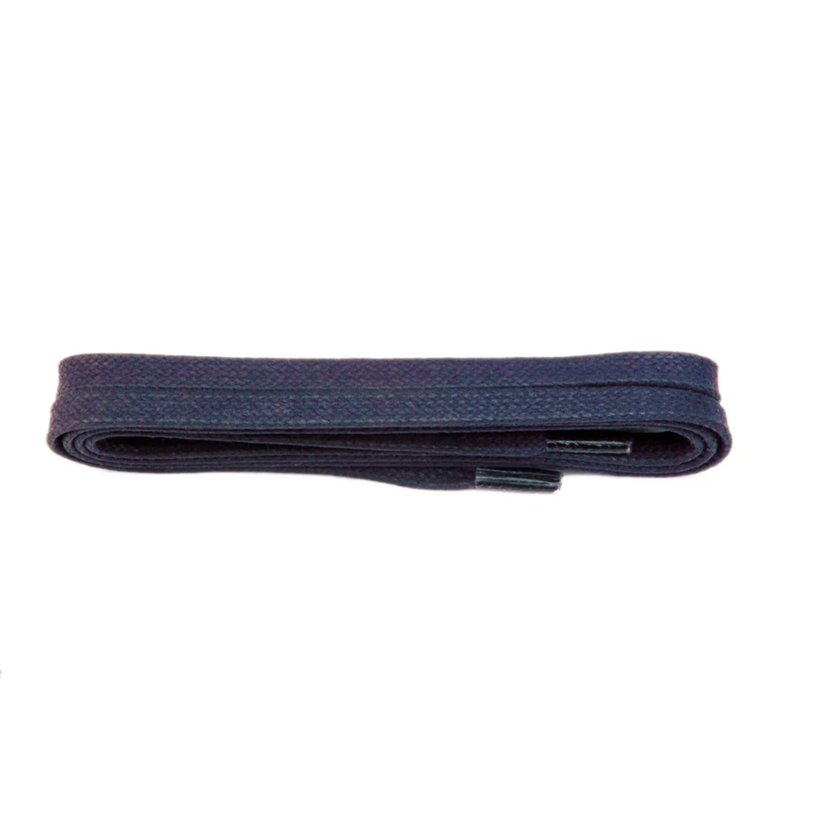 Shoestring Navy Flat Laces 100cm