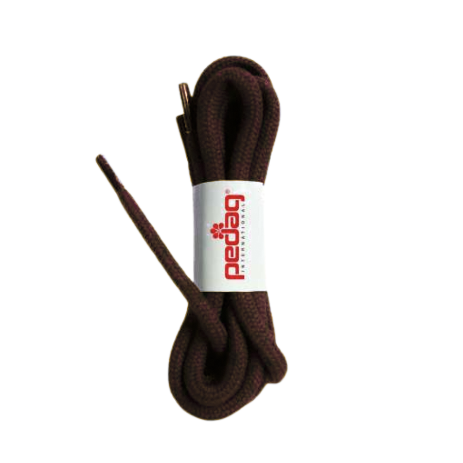 Pedag 90cm Round Brown Cotton Laces 520 090 02