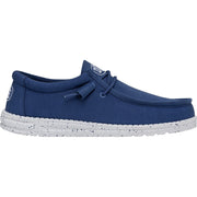 Hey Dude Wally Slub 40009-428 True Blue Canvas