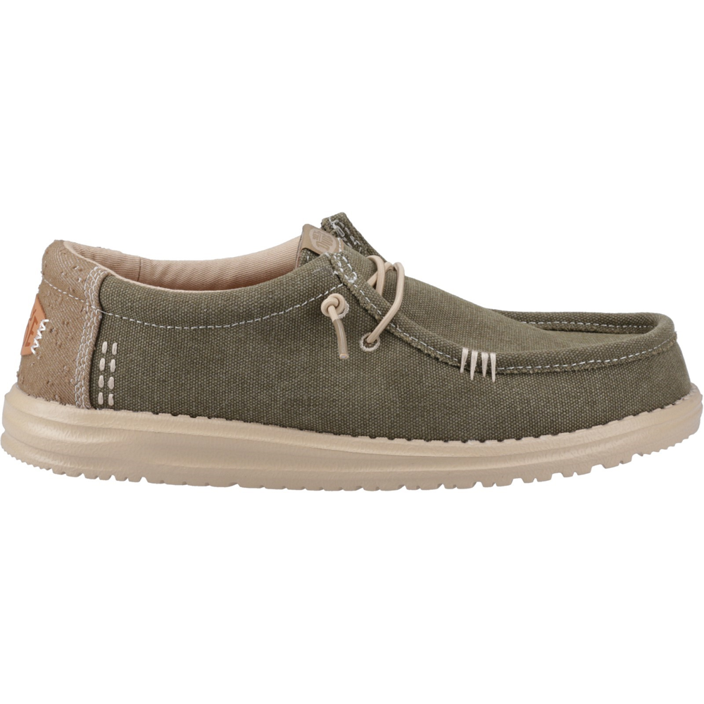 Hey Dude Hey Dude Workwear 43084-3YT Dusky Green Dusky Green Mens